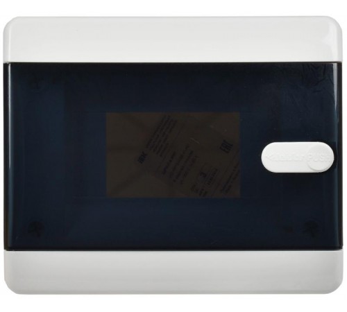 Корпус пластиковый навесной на 6 модулей ЩРН-П-6 IP41 черная прозрачная дверь UNION Compact  UIC-KP12-N-06-41-K01  IEK