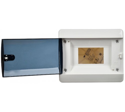 Корпус пластиковый навесной на 6 модулей ЩРН-П-6 IP41 черная прозрачная дверь UNION Compact  UIC-KP12-N-06-41-K01  IEK