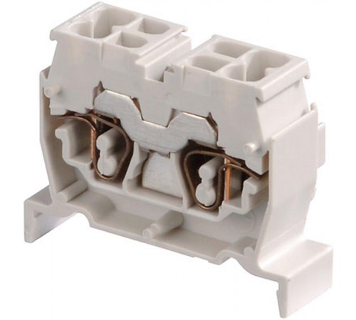 Клемма DS2,5/10.4L пруж. 2.5мм.кв. серая, мини, DIN3  1SNA290231R0600  TE