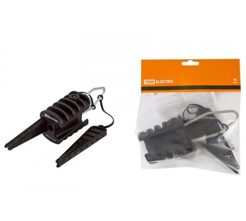 Зажим анкерный ЗАБ 16-25 М (PA25x100, DN123) рознич. упак.  SQ0412-1031  TDM