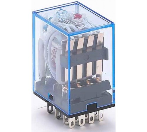 Промежуточное реле 4 конт. с инд. LED 3А 24В AC ПР-1  23231DEK  DEKraft