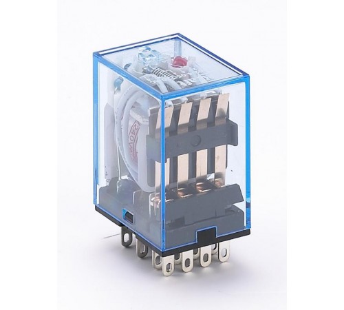 Промежуточное реле 4 конт. с инд. LED 3А 24В AC ПР-1  23231DEK  DEKraft