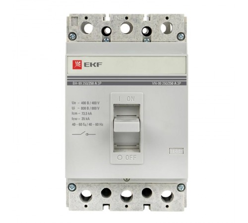 Выключатель нагрузки ВН-99 250/250А 3P EKF PROxima  sl99-250-250  EKF