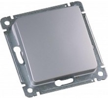 Переключатель реверсивный на два направления, одноклавишный, скрытой установки, механизм, цвет серебро  ВС10-471-06  HEGEL