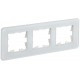 BRITE Рамка 3-ая РУ-3-2-Бр стекло белый RE  BR-M32-G-41-K01  IEK