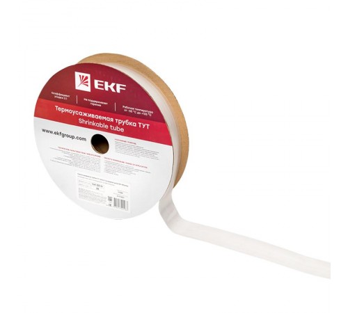 Термоусаживаемая трубка ТУТ 25/12,5 прозрачная рулон PROxima  tut-25-tr  EKF