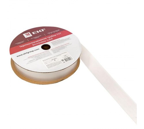 Термоусаживаемая трубка ТУТ 25/12,5 прозрачная рулон PROxima  tut-25-tr  EKF
