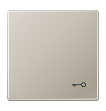 Клавиша для выключателя с символом "замок"; благородная сталь  ES2990T  Jung