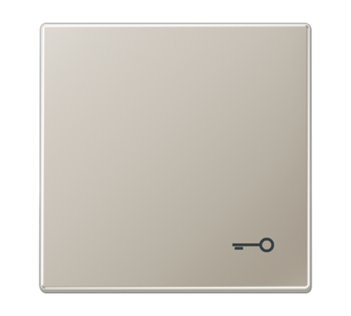 Клавиша для выключателя с символом "замок"; благородная сталь  ES2990T  Jung