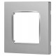 Рамка для розеток и выключателей  Серия 12 12-5201-03 на 1 пост, Классик, алюминий  Б0067781  ЭРА