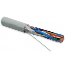 UUTP50-C3-S24-IN-PVC-GY Кабель витая пара, неэкранир. U/UTP, категория 3, 50 пар (24 AWG),одножил. (solid), PVC, серый  19954  Hyperline