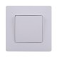 Etika Белый Переключатель перекрёстный 1-клавишный 10АХвинтовые зажимы   672249  Legrand