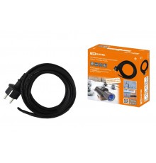 Нагревательный саморегулирующийся кабель "Стоплёд" НСК30-В с вилкой, в трубу (30м/300Вт)   SQ2510-0019  TDM