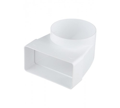 Соединительное колено 90 гр. плоск. воздух. с кругл. 60х120/D100,  SQ1807-1754  TDM