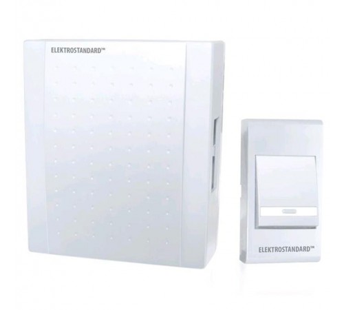 DBQ15 WM 1M IP44 белый звонок дверной проводной  a031651  Elektrostandard