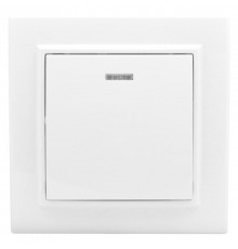 Минск Выключатель 1-клавишный СП с индикатором,10А, белый EKF Basic  ERV10-121-10  EKF