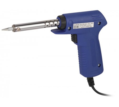 Паяльник ЭРА PL-R25-80W ЭРА пистолетного типа, двухрежимный 25Вт/80 Вт 230 В   Б0063012  ЭРА