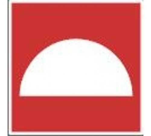 Знак наклейка F06 "Место размещения нескольких средств противопожарной защиты" (200х200) ГОСТ 12.4.026-2015  PROxima an-f-06  EKF