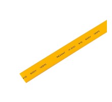 Термоусадочная трубка 10,0/5,0 мм, желтая, упаковка 50 шт. по 1 м  21-0002  REXANT
