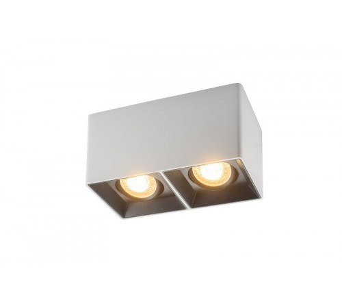 Светильник светодиодный накладной DK3035-WB IP20, 10Вт, GU5.3, LED, белый/черный, пластик  DK3035-WB  DENKIRS