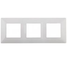 14-5003-01 Рамка на 3 поста, Эра Elegance, белый  Б0034393  ЭРА
