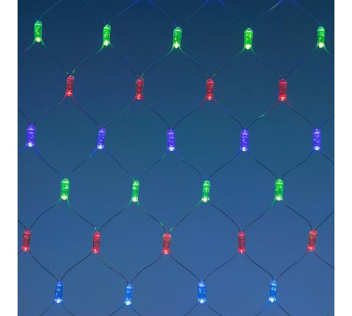 Светодиодная гирлянда ARD-NETLIGHT-CLASSIC-2000x1500-CLEAR-288LED RGB (230V, 18W)  024686  Arlight