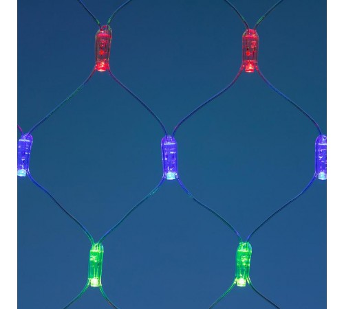 Светодиодная гирлянда ARD-NETLIGHT-CLASSIC-2000x1500-CLEAR-288LED RGB (230V, 18W)  024686  Arlight