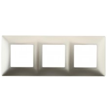 14-5003-04 Рамка на 3 поста, Эра Elegance, шампань  Б0034396  ЭРА