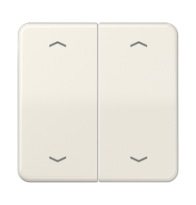 Клавиша для KNX кнопки, 2 группы с символами "стрелки"; дюропласт; слоновая кость CD102P Jung