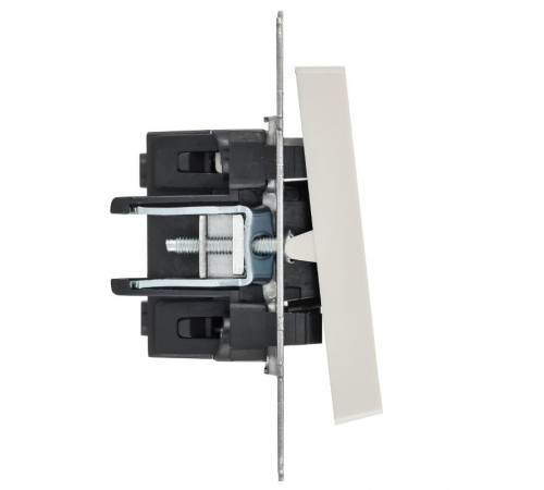 BRITE Выключатель 1-клавишный с индикацией 10А ВС10-1-1-БрЖ жемчуг  BR-V10-1-10-K36  IEK