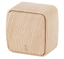 3-103-11 Intro Переключатель, 10А-250В, IP20, ОУ, Polo, сосна  Б0036104  Intro