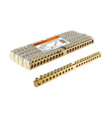 Шина "N" нулевая 8х12мм 22/1 (22 группы/крепеж по центру)   SQ0801-0055  TDM