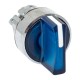 Механизм исполнительный переключателя ХB4 синий на 2 положения возвратный без фиксации, с подсветкой с короткой ручкой IP65  XB4BD2L-B-65  EKF