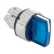 Механизм исполнительный переключателя ХB4 синий на 2 положения возвратный без фиксации, с подсветкой с короткой ручкой IP65  XB4BD2L-B-65  EKF