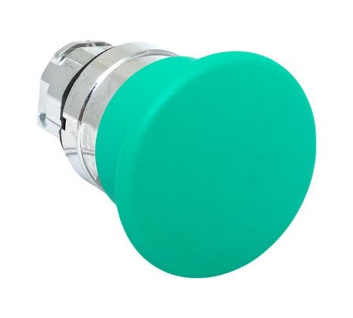 Механизм исполнительный кнопки XB4 "Грибок" зеленый возвратный без фиксации без подсветки IP65  XB4BC-G-65  EKF
