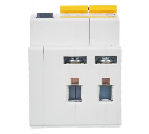 Выключатель автоматический дифференциального тока АД12 2п 10А C 10мА тип AC (3 мод)  MAD10-2-010-C-010  IEK