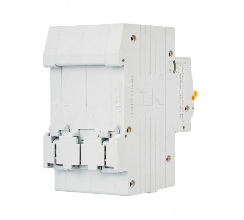 Выключатель автоматический дифференциального тока АД12 2п 10А C 10мА тип AC (3 мод)  MAD10-2-010-C-010  IEK