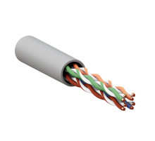 Кабель витая пара TERACOM CS Cat.5E U/UTP 4 пары solid 24AWG нг(А)-LSLTx цвет серый упак. 305м  TRCS-5EUTP-04LTX-GY-IN3  EKF