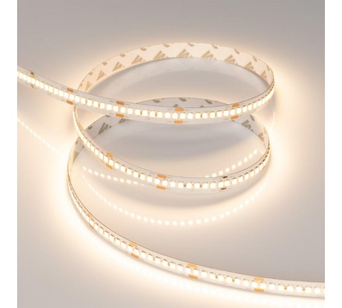Светодиодная лента RT-A240-10mm 24V Warm3000 (22 W/m, IP20, 2835, 5m) (Arlight, высок.эфф.150 лм/Вт)  038745  Arlight