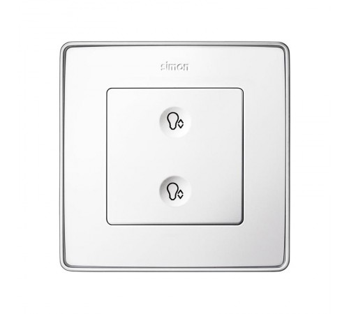 Сенсорный 2-кл выключатель с тематической маркировкой Т3, белый  8000625-030  Simon