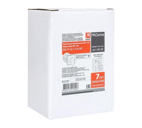 ПК-1-101 32А 1P "0-1-2-3"    pk-1-101-32   EKF 
