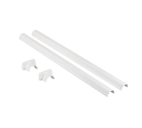 Декоративный комплект из пластика для телескопической стойки колонны, 1 или 2 секции, цвет белый  653066  Legrand