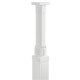 Декоративный комплект из пластика для телескопической стойки колонны, 1 или 2 секции, цвет белый  653066  Legrand