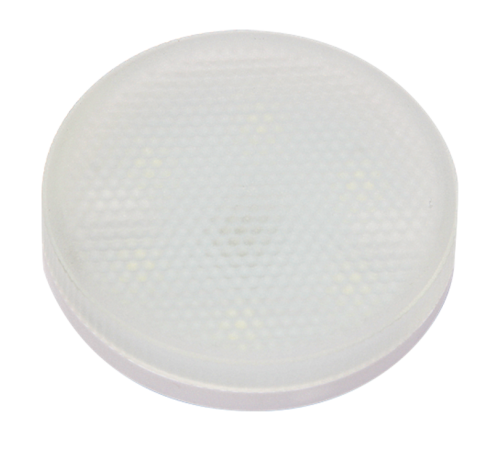 Лампа светодиодная LED 6Вт GX53 220В 5000К PLED- ECO-GX53 FROST таблетка (плоский цилиндр)  2852007  Jazzway