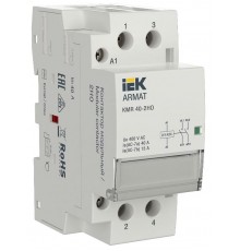 ARMAT Контактор модульный KMR 40А 24В AC/DC 2НО  AR-KMR20-040-20-024  IEK
