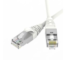 Патч-корд экранированный Ultra SLIM CAT6A S/FTP 4х2, 30 AWG, LSZH, белый, 0,2м  RN6ASF4502WH-30  DKC