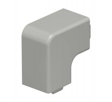Крышка плоского угла кабельного канала WDK 25x25 мм (ПВХ,серый) (WDK HF25025GR)  6158617  OBO Bettermann