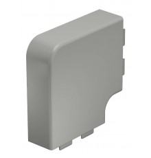 Крышка плоского угла кабельного канала WDK 40x110 мм (ПВХ,серый) (WDK HF40110GR)  6021743  OBO Bettermann