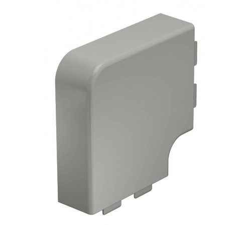 Крышка плоского угла кабельного канала WDK 40x110 мм (ПВХ,серый) (WDK HF40110GR)  6021743  OBO Bettermann