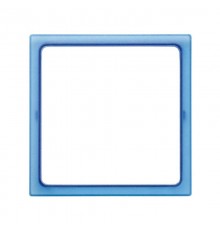 Simon 27 Вставка декоративная в рамку базовую с вырезом, S27 Play, прозрачный синий  2700670-109  Simon
